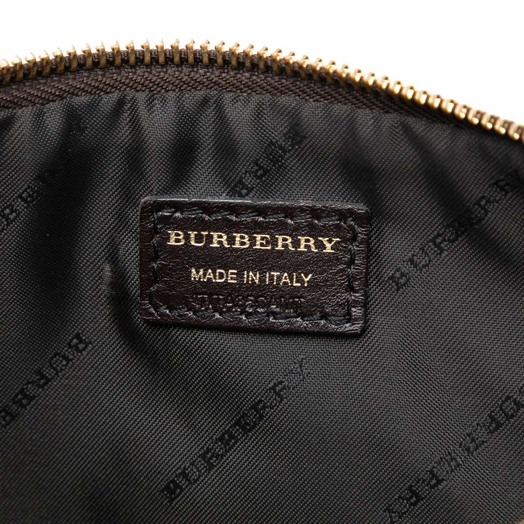 Burberry Haymarket Check Coated Canvas Peyton Crossbody - 5