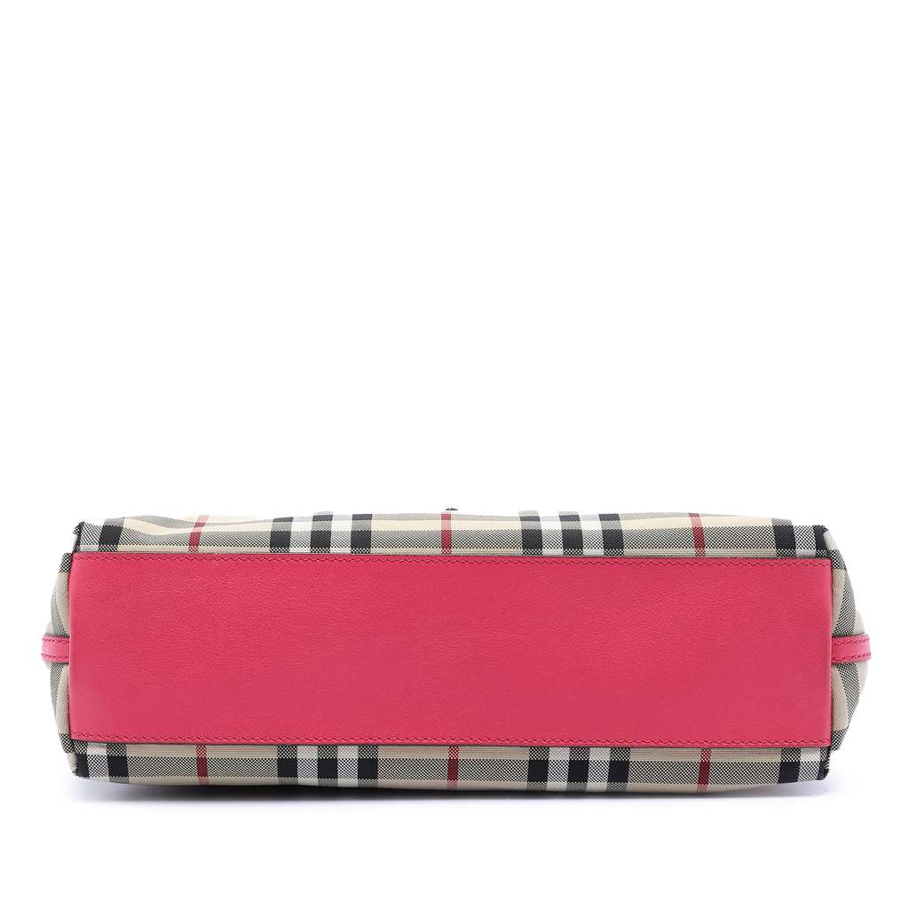 Burberry Haymarket Check Canvas Leah Crossbody - 3