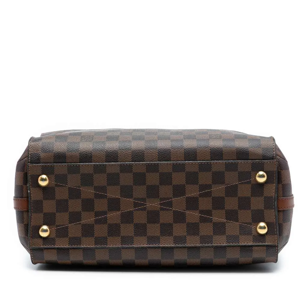 Louis Vuitton Damier Ebene Greenwich PM Brown Good - Inside View