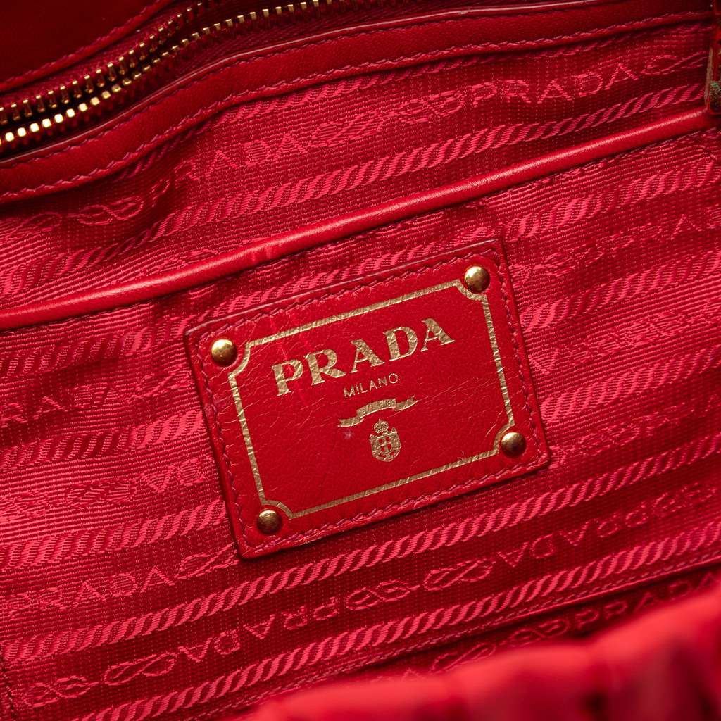 Prada Tessuto Gaufre Satchel - 5