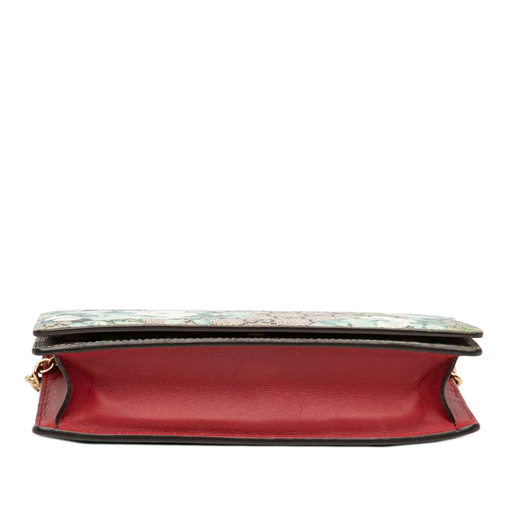 Gucci GG Supreme Blooms Wallet On Chain - 3