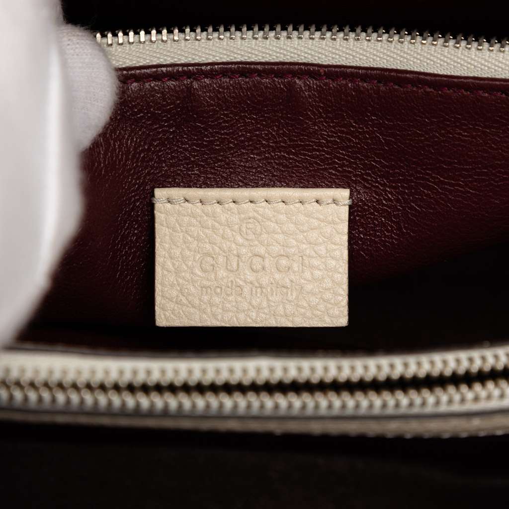 Gucci Small Grained Calfskin Zumi Top Handle Bag - 5