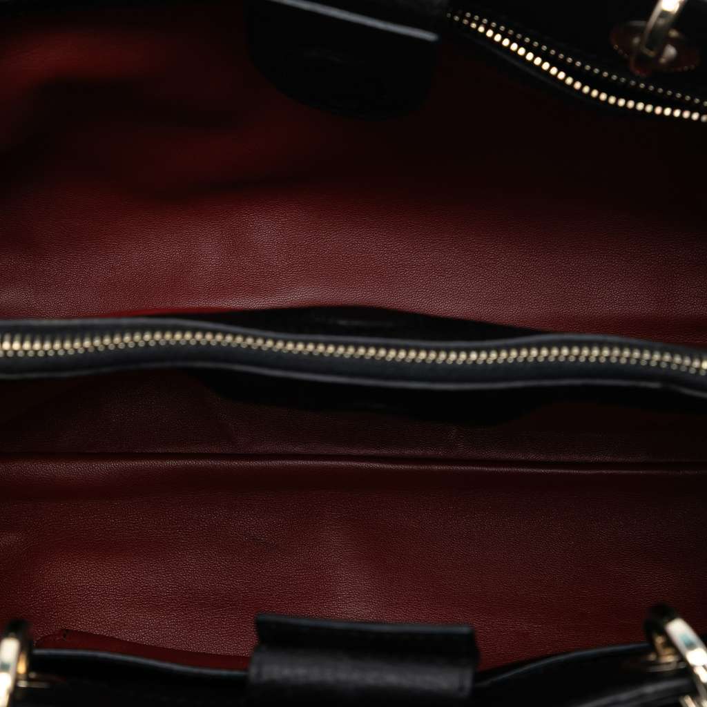 Gucci Medium Pony Hair Bamboo Shopper Satchel - 4