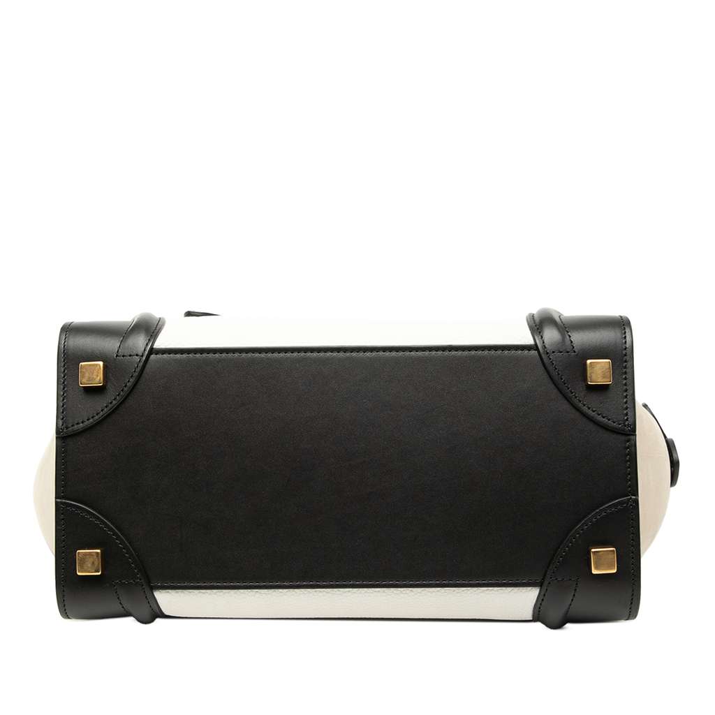 Celine Micro Tricolor Leather Luggage Tote - 3