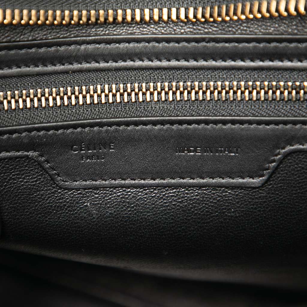 Celine Micro Tricolor Leather Luggage Tote - 5