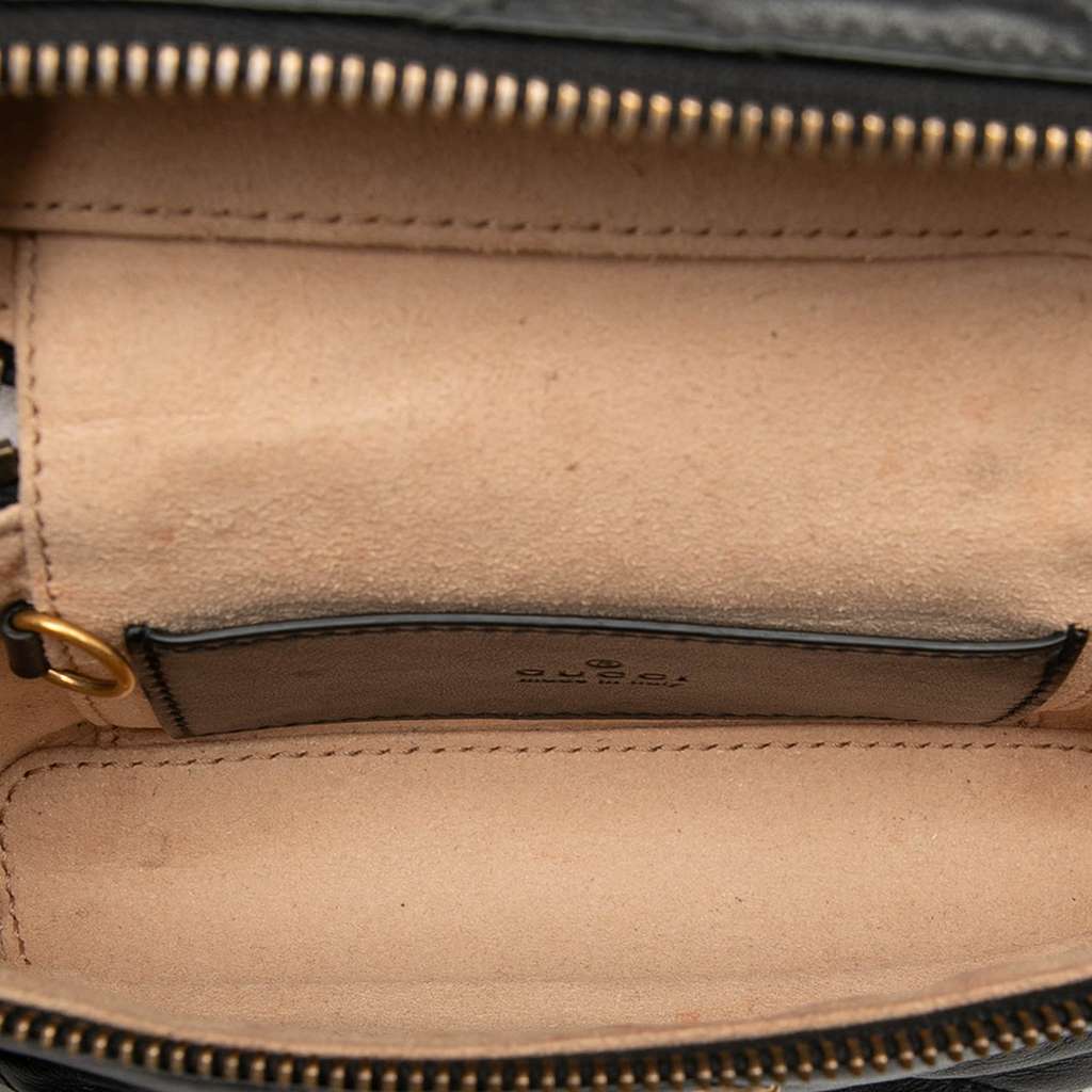Gucci Mini GG Marmont Matelasse Leather Top Handle - 4