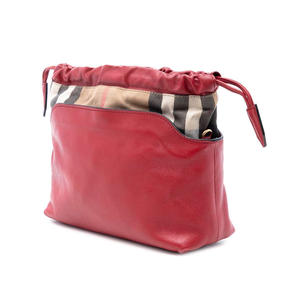 Burberry House Check Canvas and Calfskin Little Crush Crossbody - 2