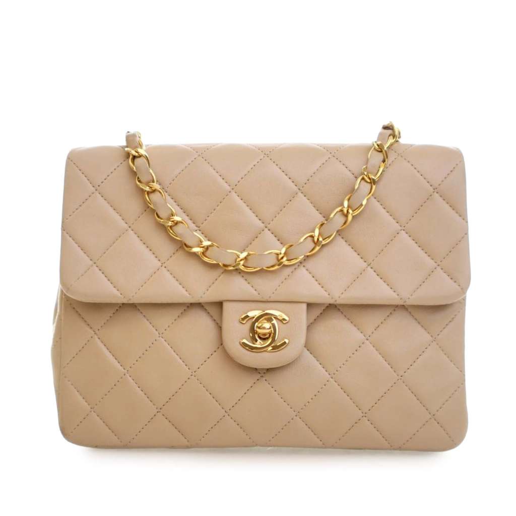 Chanel Small Square Quilted Lambskin Flap
