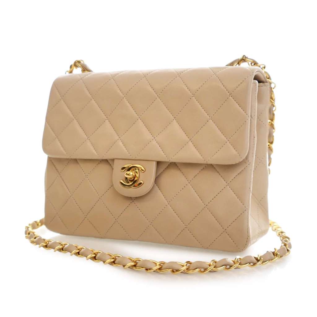 Chanel Small Square Quilted Lambskin Flap - 2
