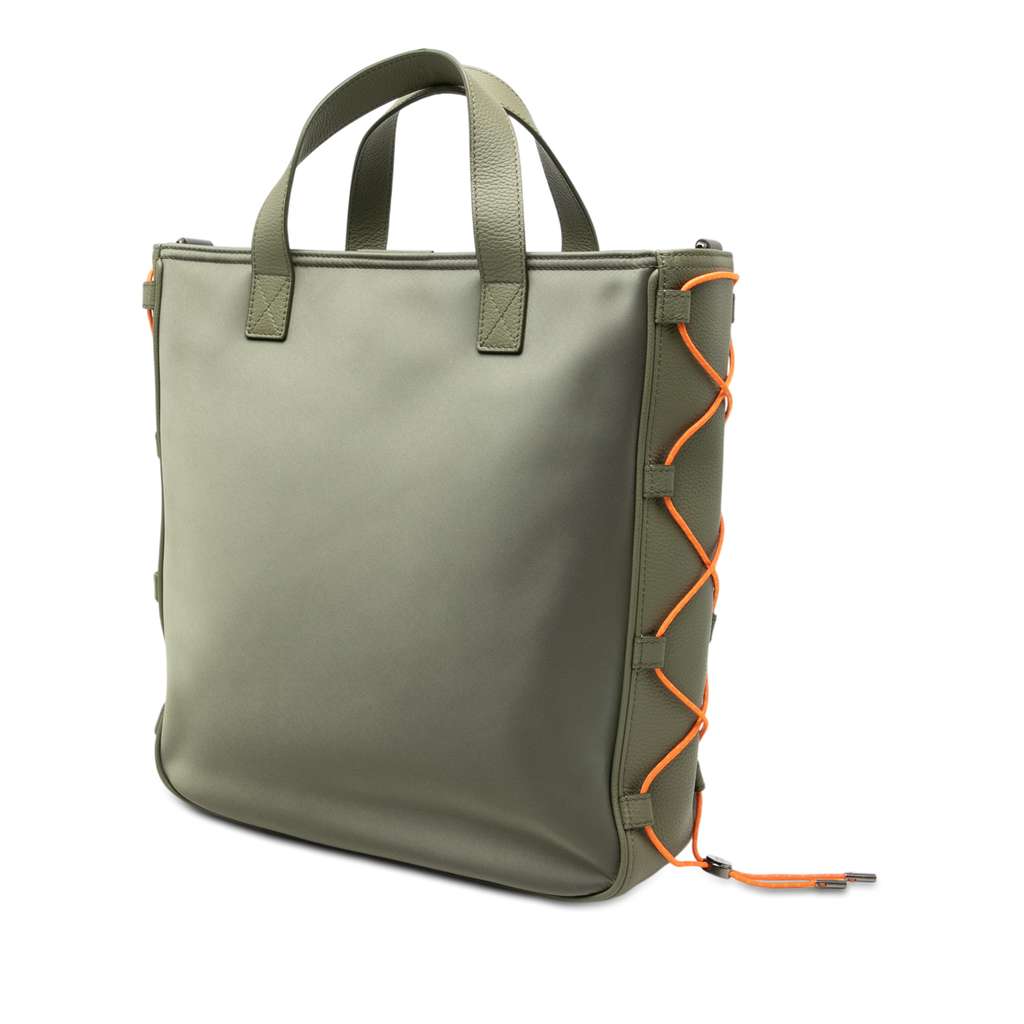 Dior Sacai Nylon and Leather Saddle Tote - 2