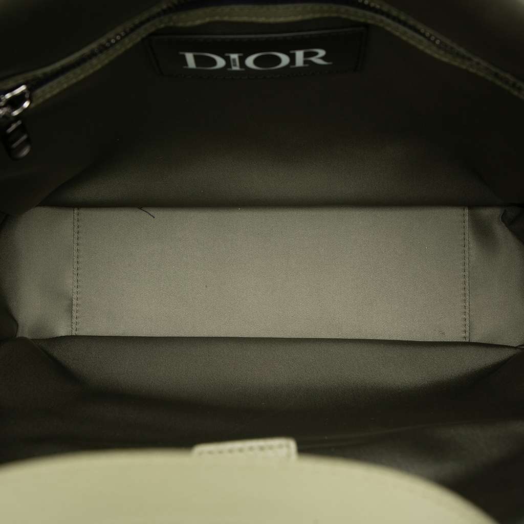 Dior Sacai Nylon and Leather Saddle Tote - 4