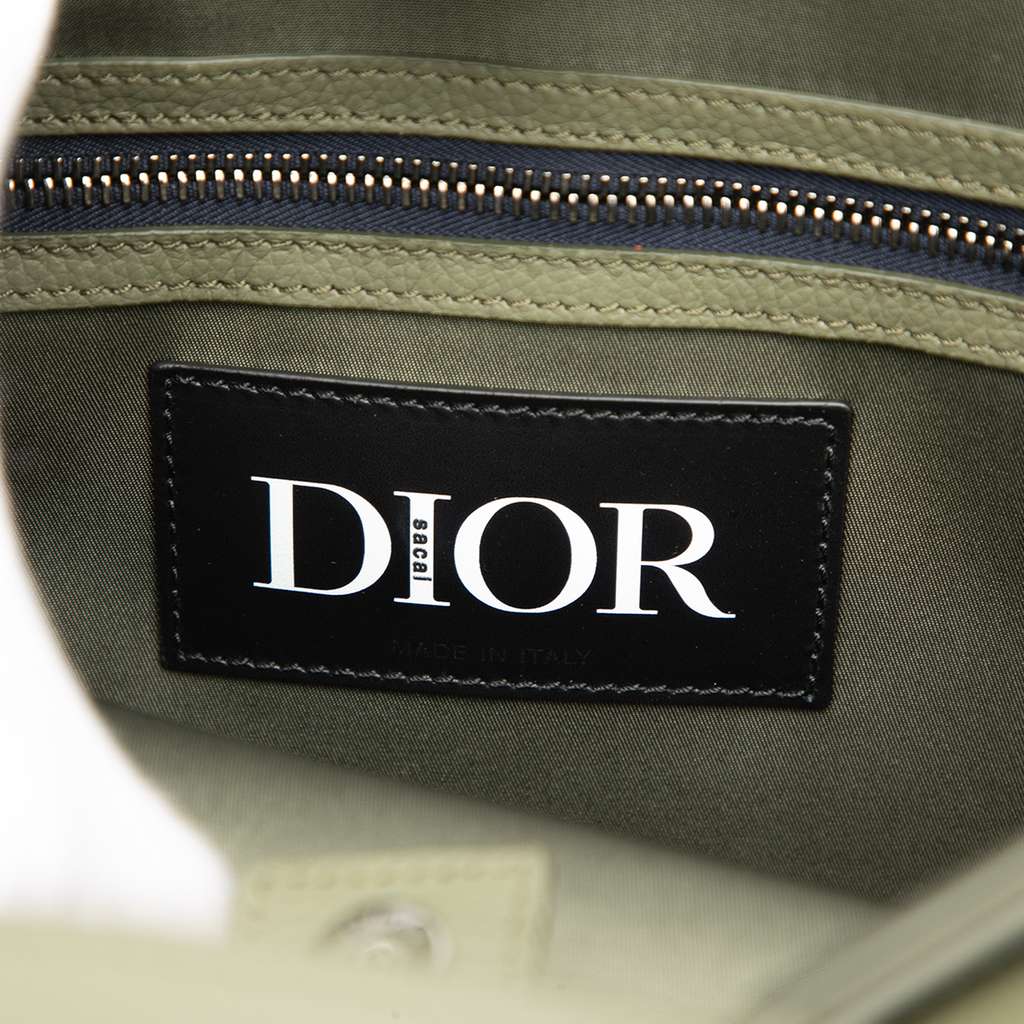 Dior Sacai Nylon and Leather Saddle Tote - 5