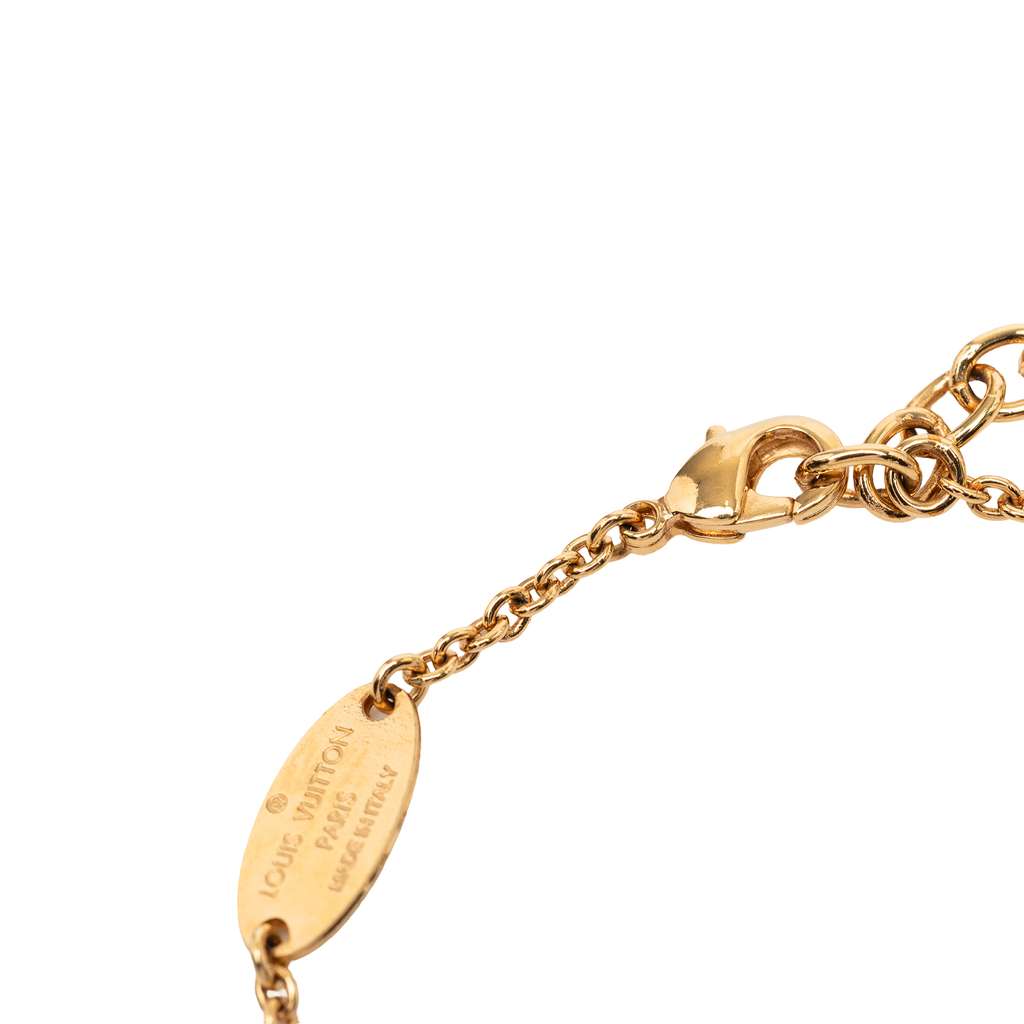 Louis Vuitton Gold Plated LV and Me T Bracelet - 4