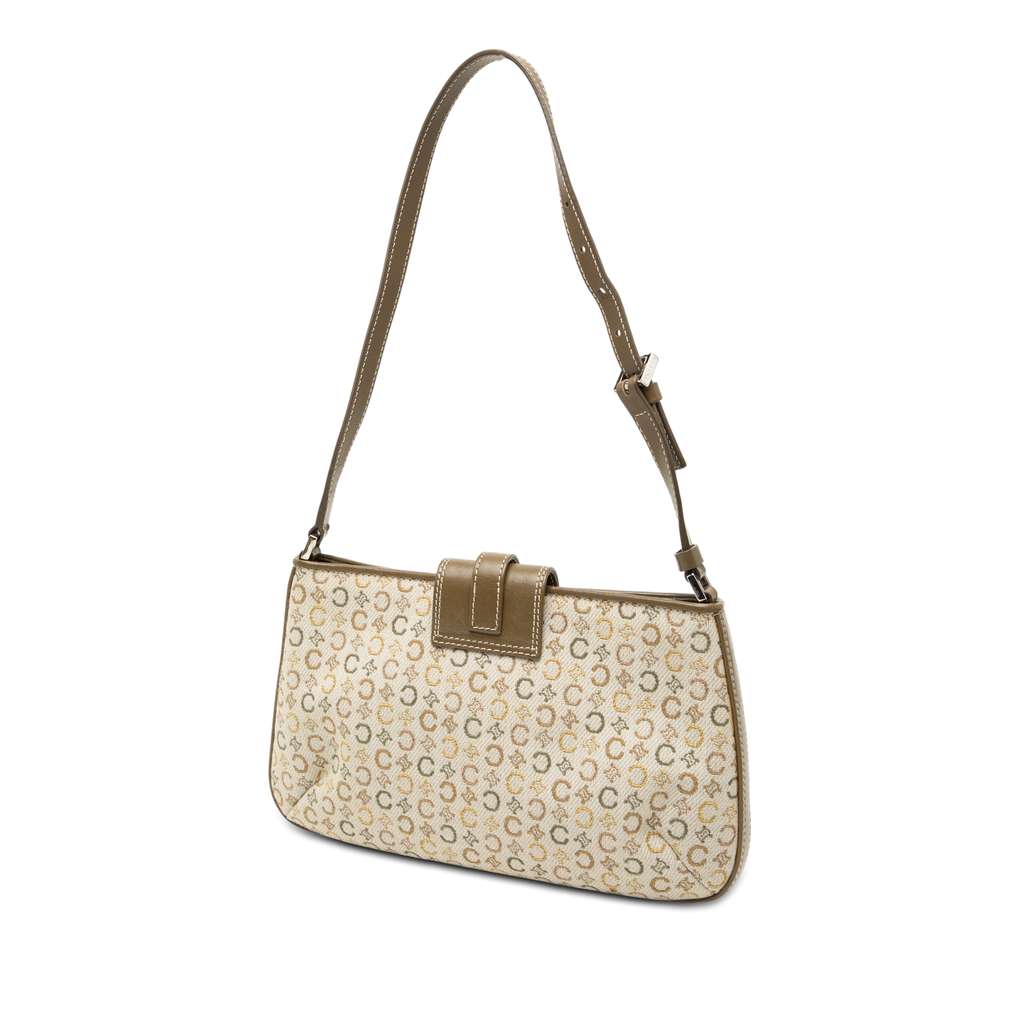 Celine C Macadam Canvas Shoulder Bag - 2