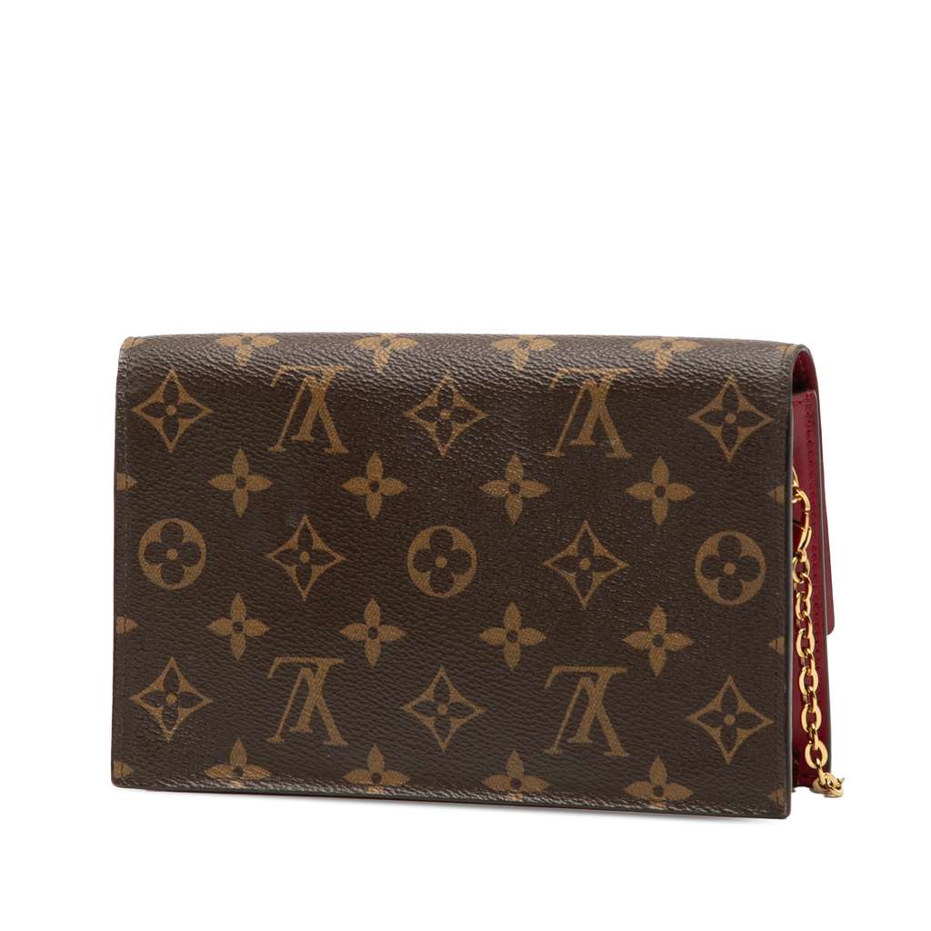 Louis Vuitton Monogram Flore Wallet On Chain - 2