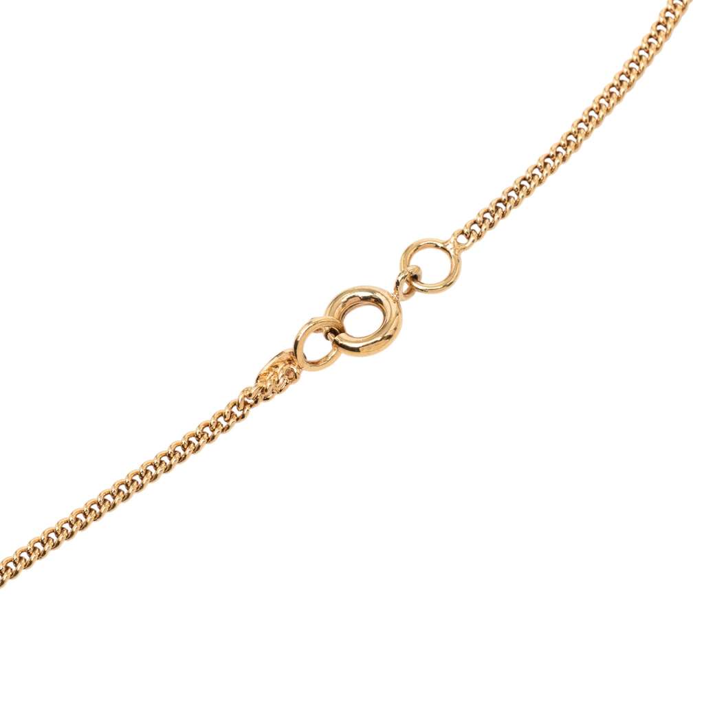 Chanel Gold Plated Heart Lock And Key Pendant Necklace - 4