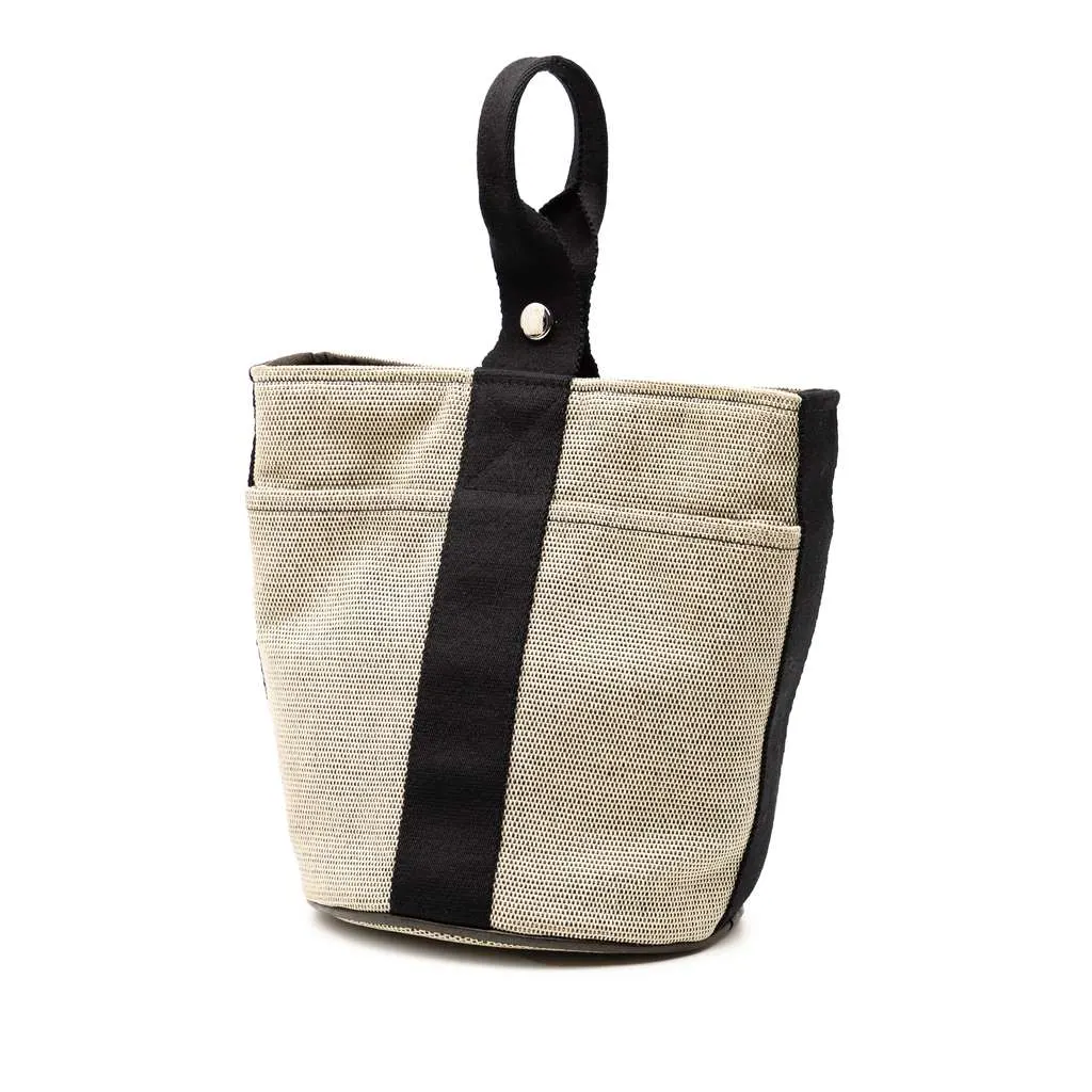 Hermès Toile Saxo PM Brown Canvas Very good - Back View