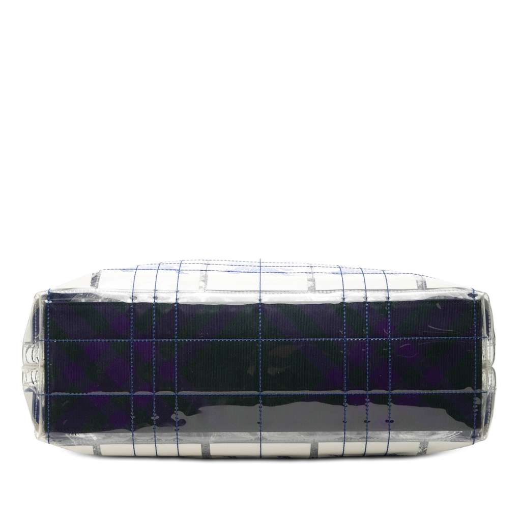 Burberry Polyurethane Transparent EKD Label Tote - 3