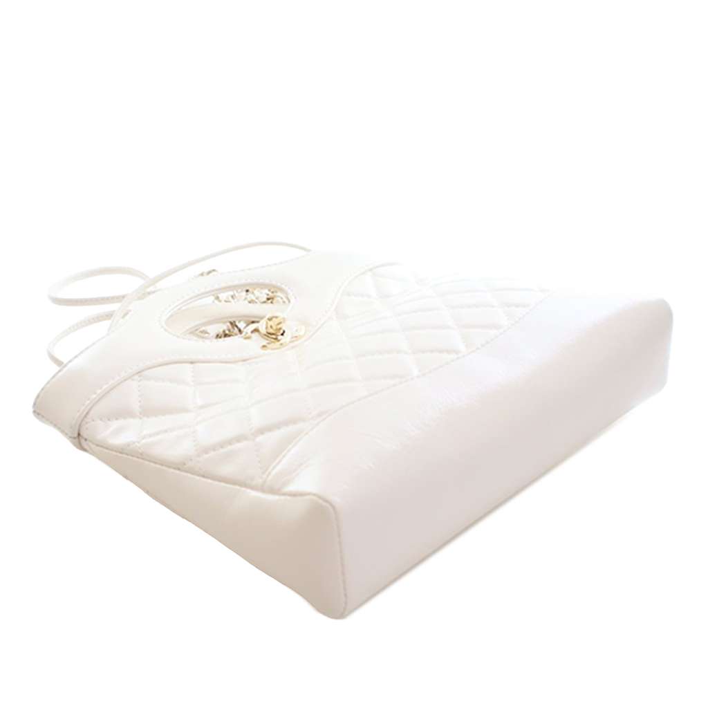 Chanel Mini Shiny Lambskin 31 Shopping Bag - 5