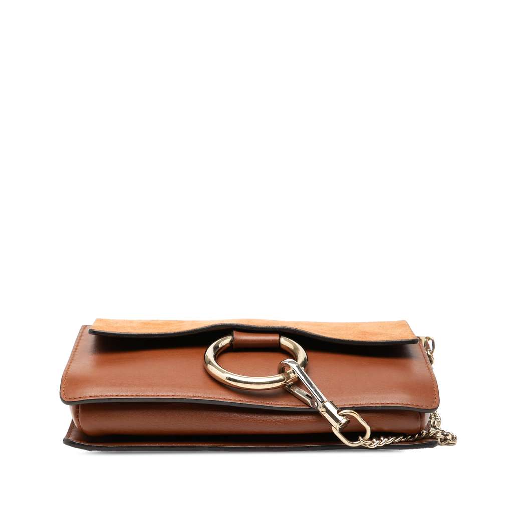Chloé Small Suede and Calfskin Faye Crossbody - 3