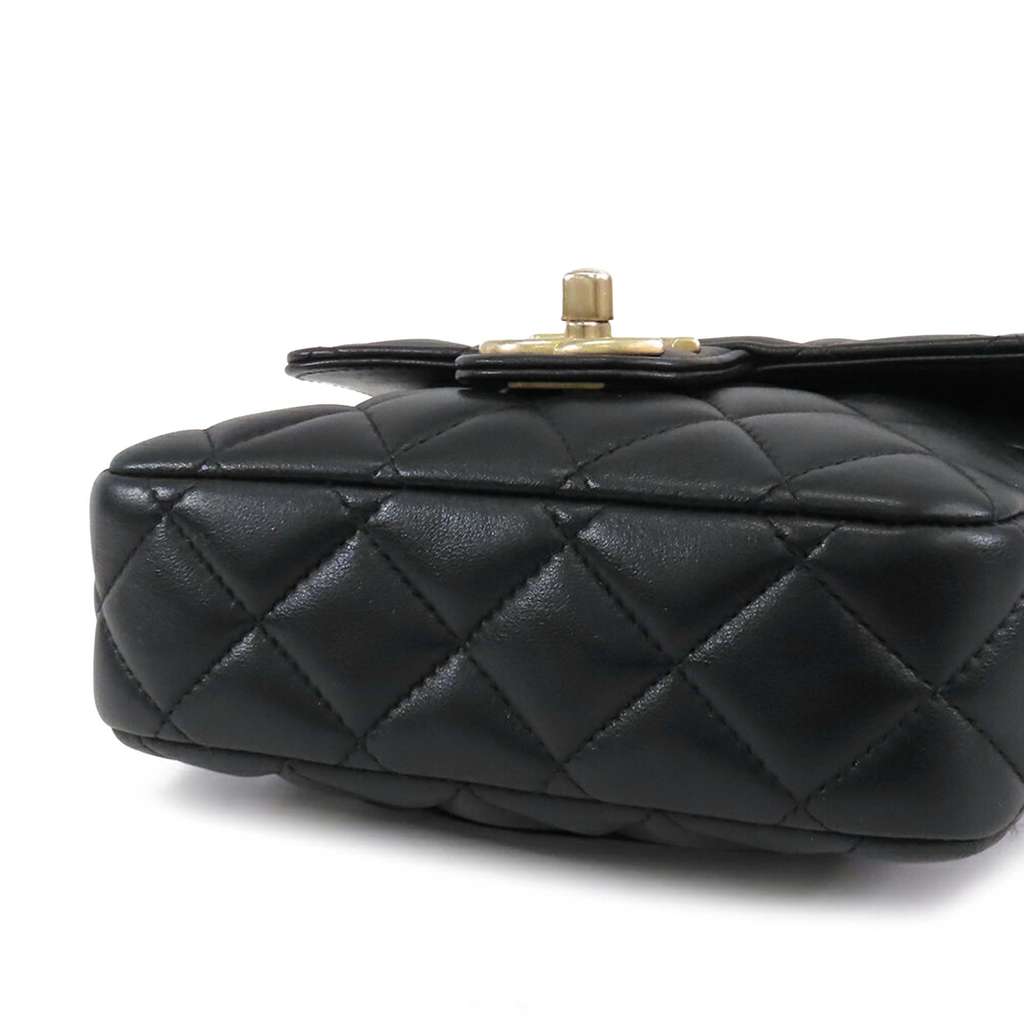 Chanel Mini Square Classic Lambskin Casino Royale Charms Single Flap - 3