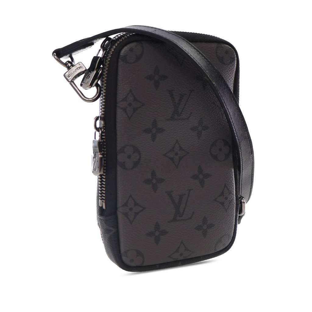 Louis Vuitton Monogram Eclipse Reverse Double Phone Pouch - 2