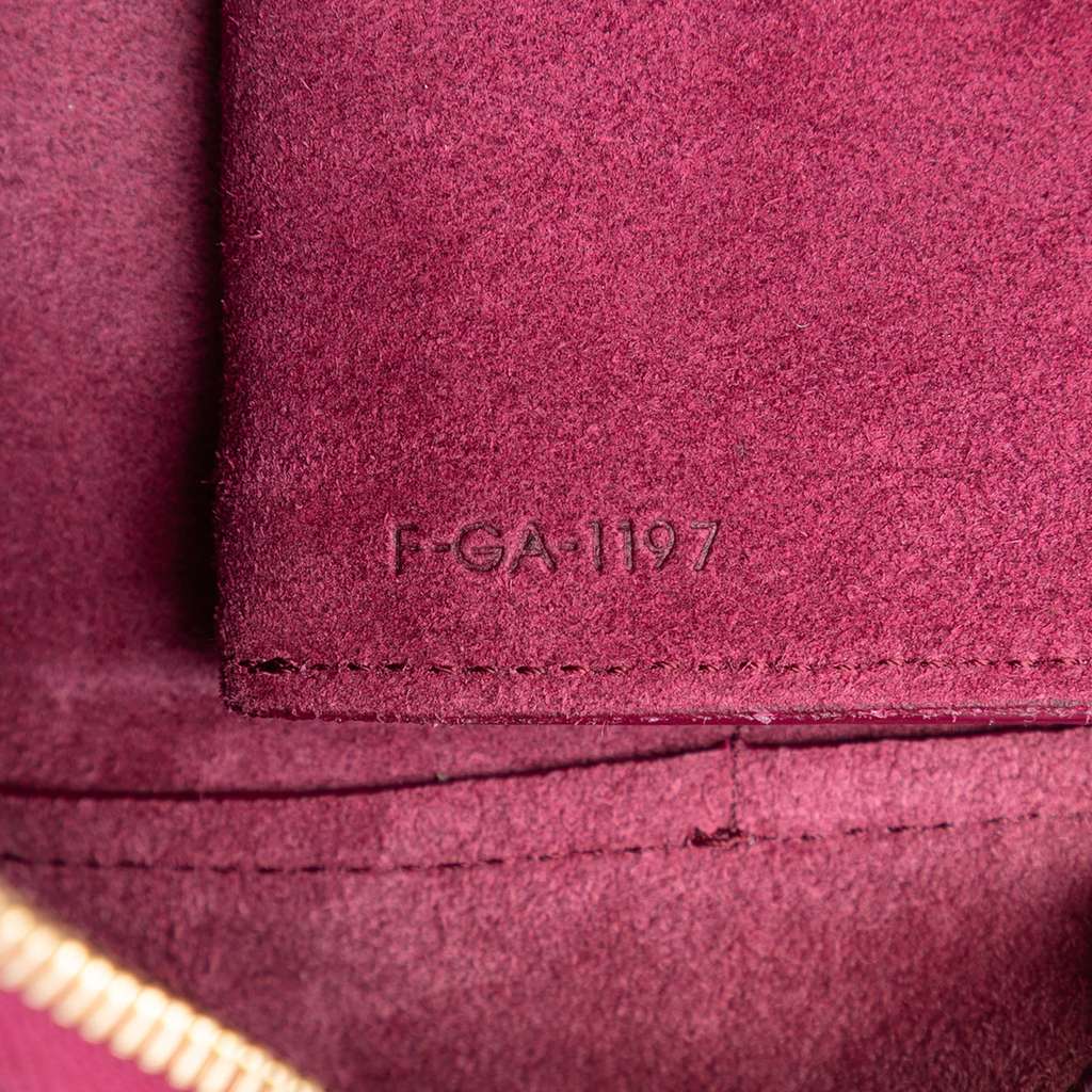 Celine Micro Grained Calfskin Belt Bag Red Leather Good condition - Box View