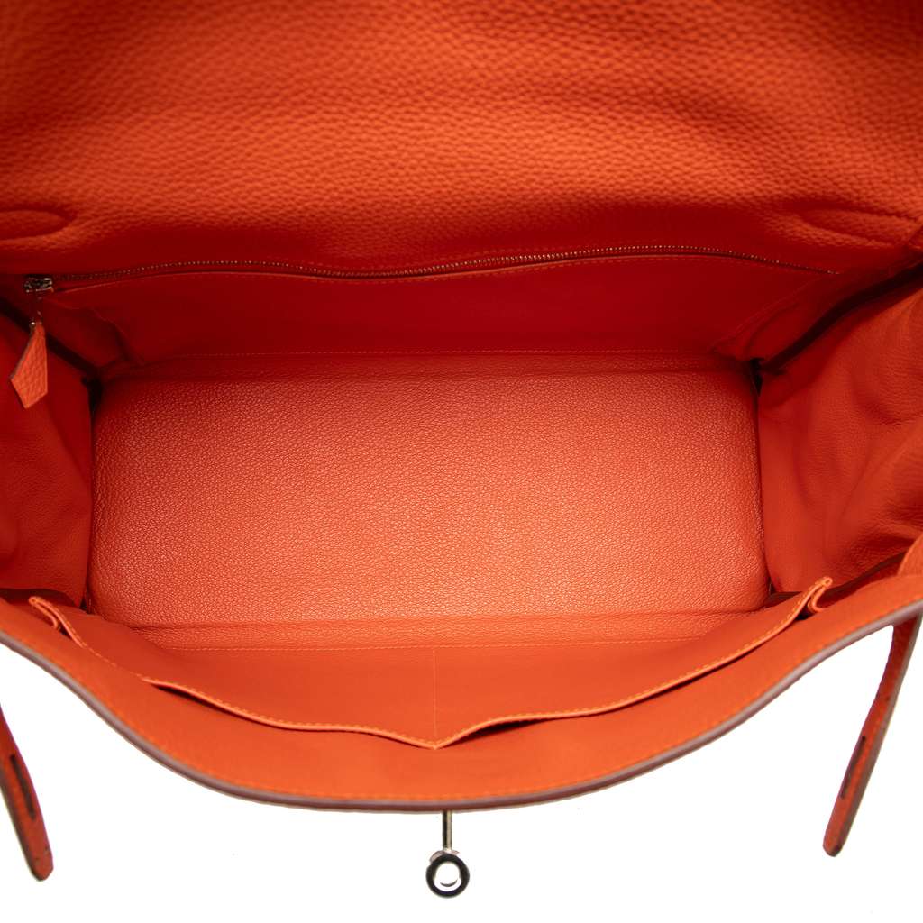 Hermès Togo Kelly II Retourne 35 Orange Leather Good condition - Model View