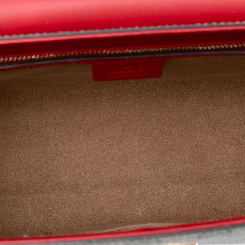 Gucci Medium GG Supreme Padlock Shoulder Bag Brown Canvas Good condition - Model View