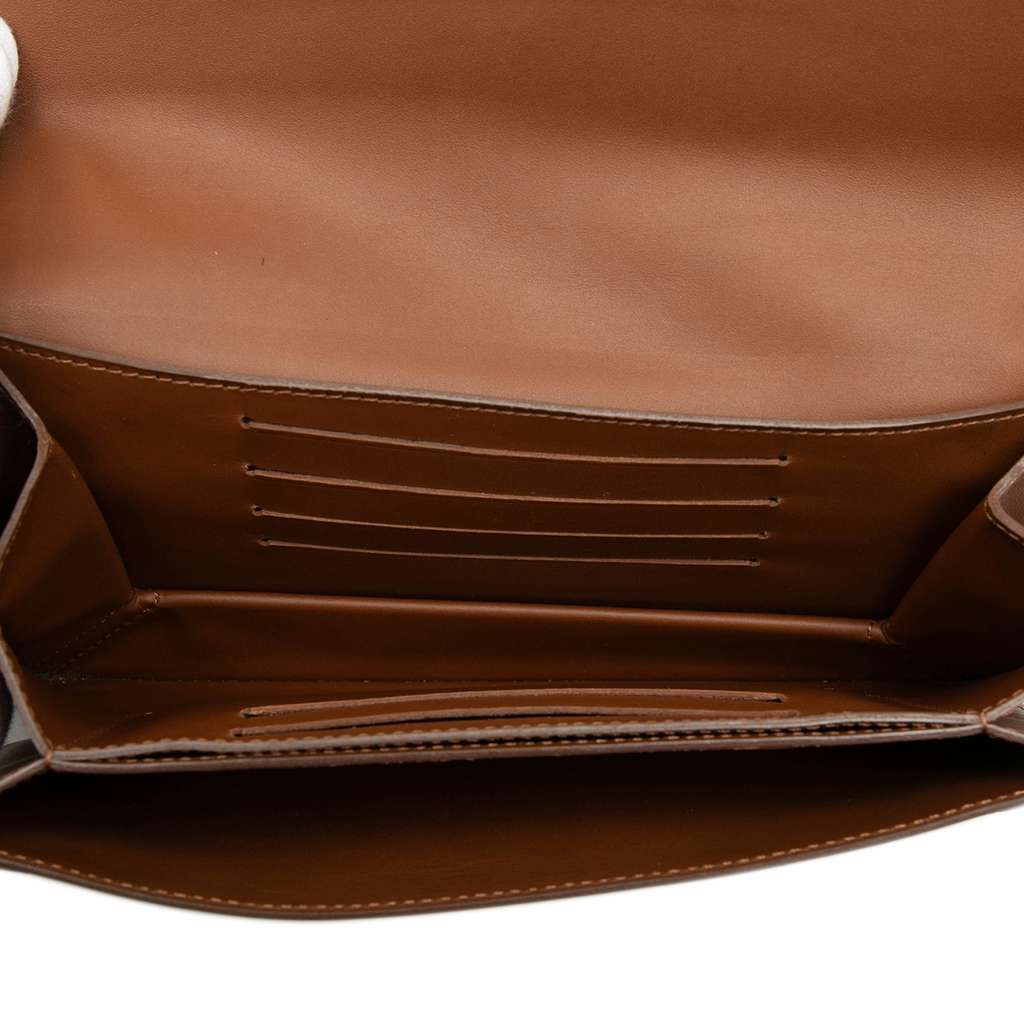 Louis Vuitton Damier Ebene Ascot Wallet Brown Good condition - Model View