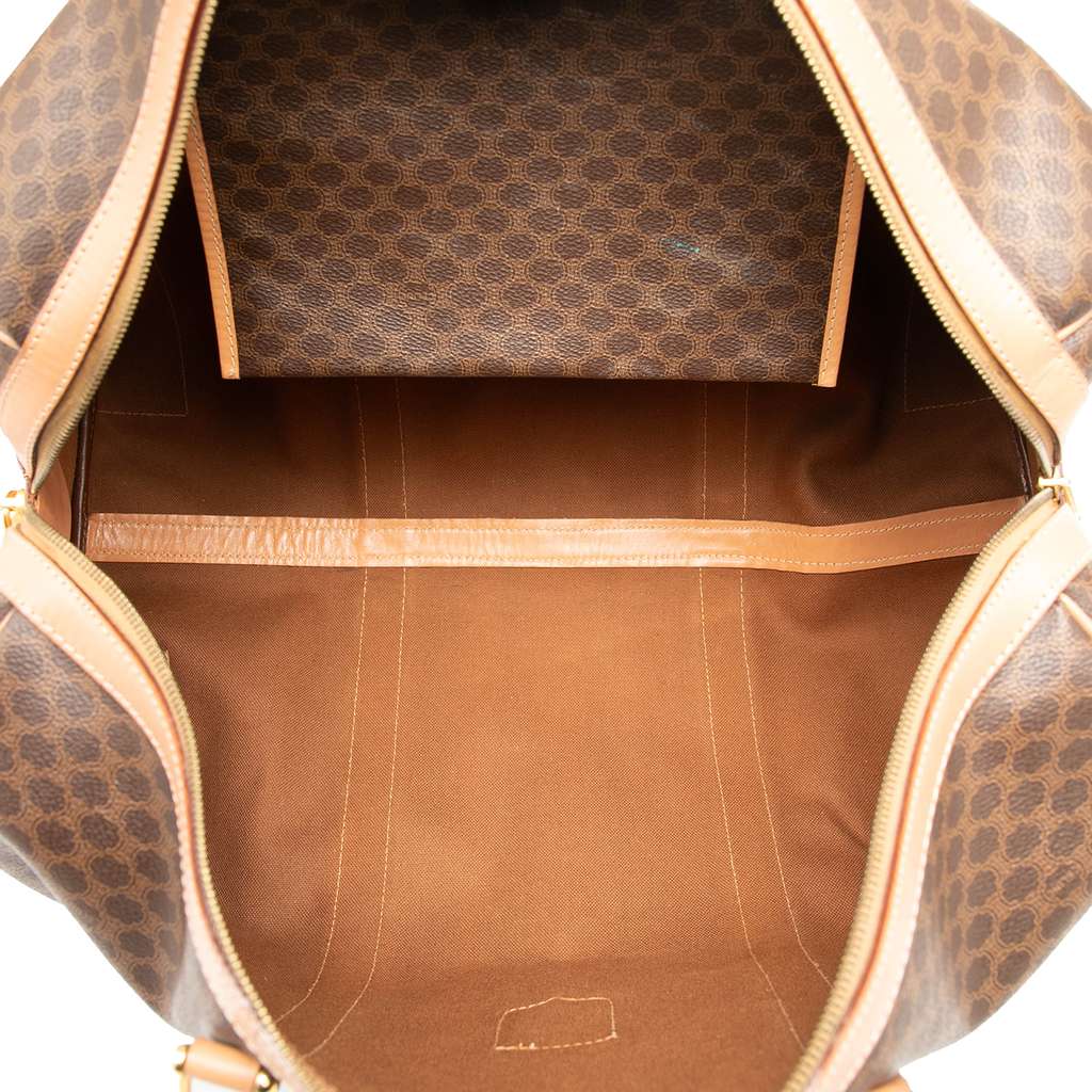 Celine Macadam Coated Canvas Travel Bag Brown Canvas Good condition - Model View