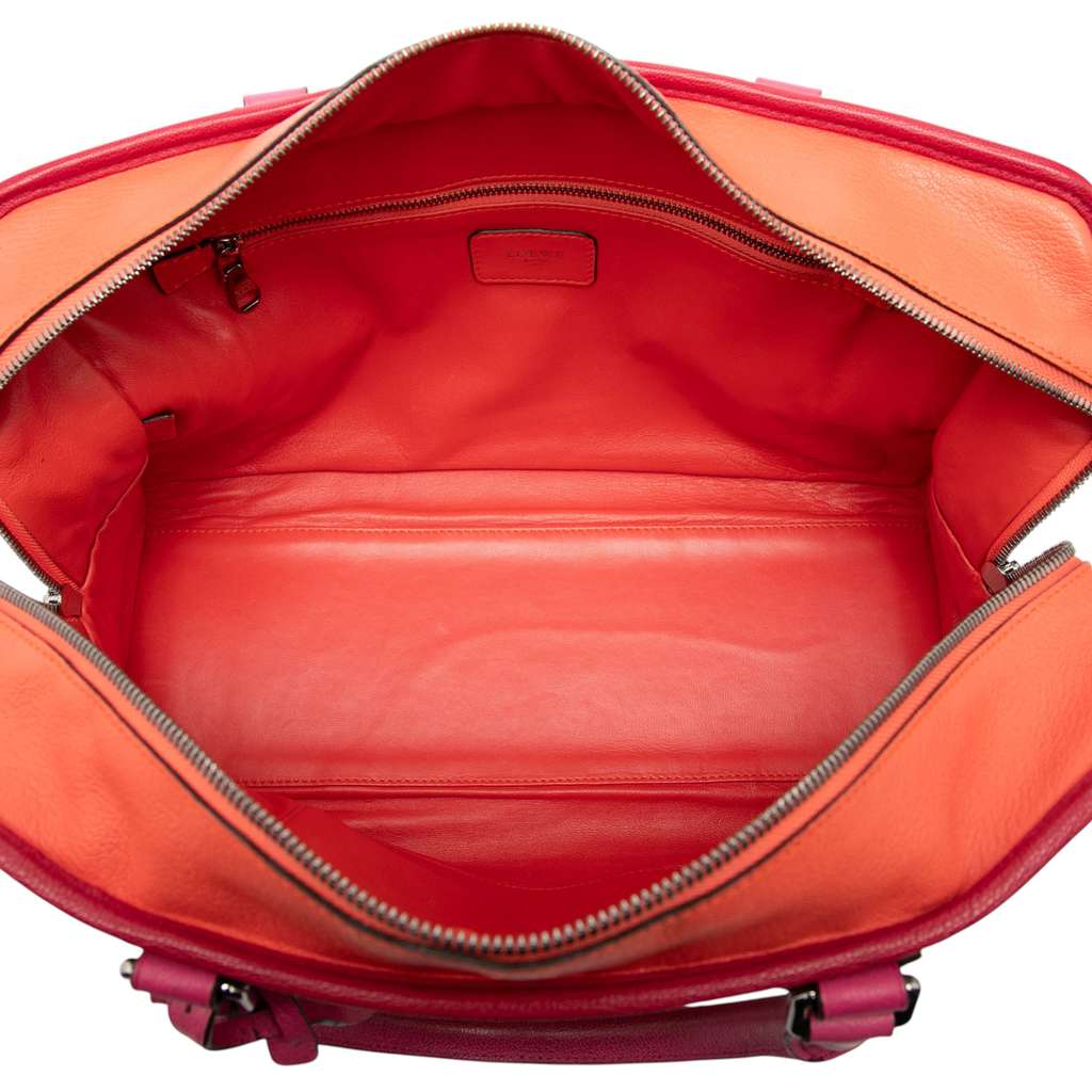 Loewe Tricolor Leather Amazona 36 Orange Leather Good condition - Model View