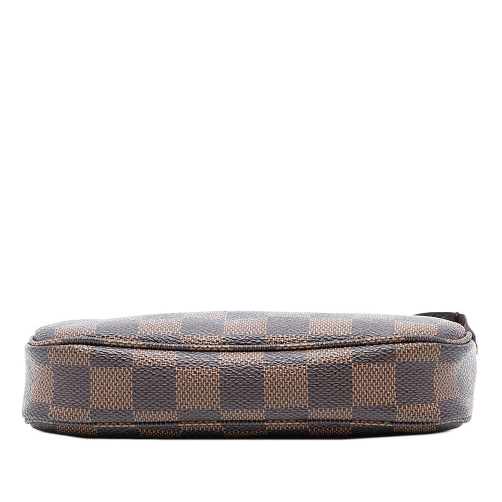 Louis Vuitton Damier Ebene Mini Pochette Accessoires Brown Good condition - Inside View