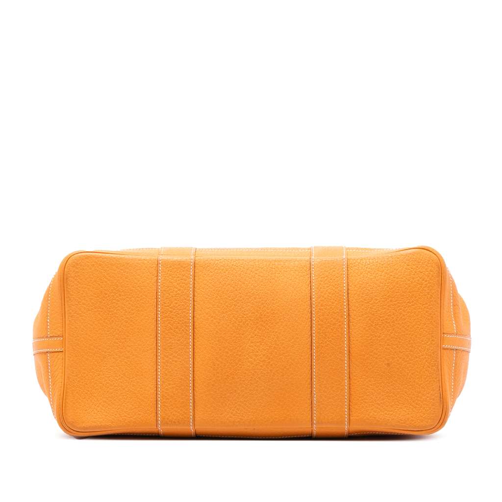 Hermès Negonda Garden Party 36 Orange Leather Good condition - Inside View