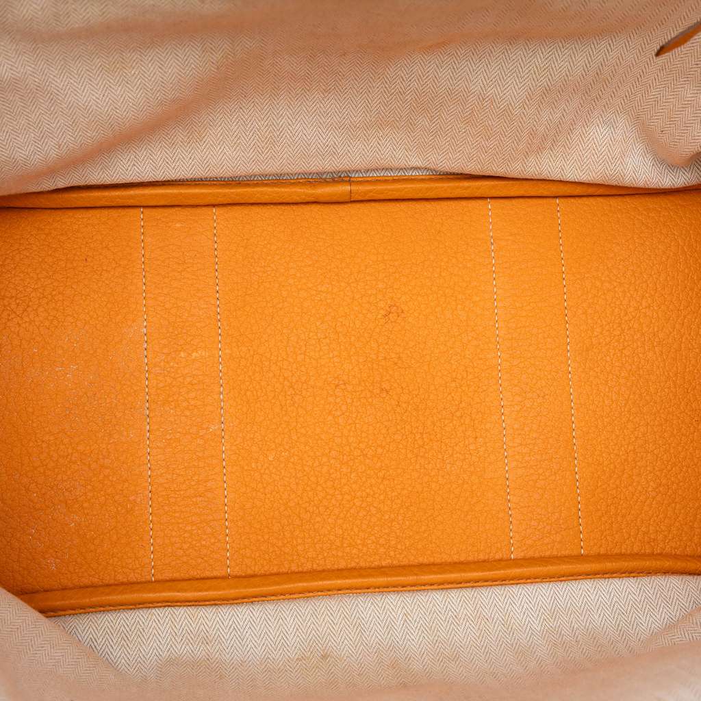 Hermès Negonda Garden Party 36 Orange Leather Good condition - Model View