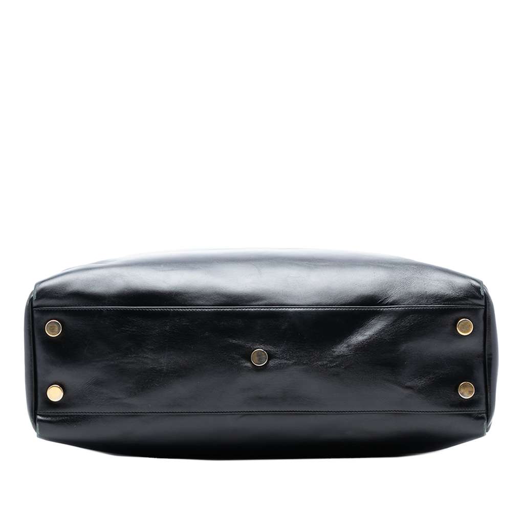 Saint Laurent Leather Reversible North South Shopper Tote Black Leather Good condition - Inside View