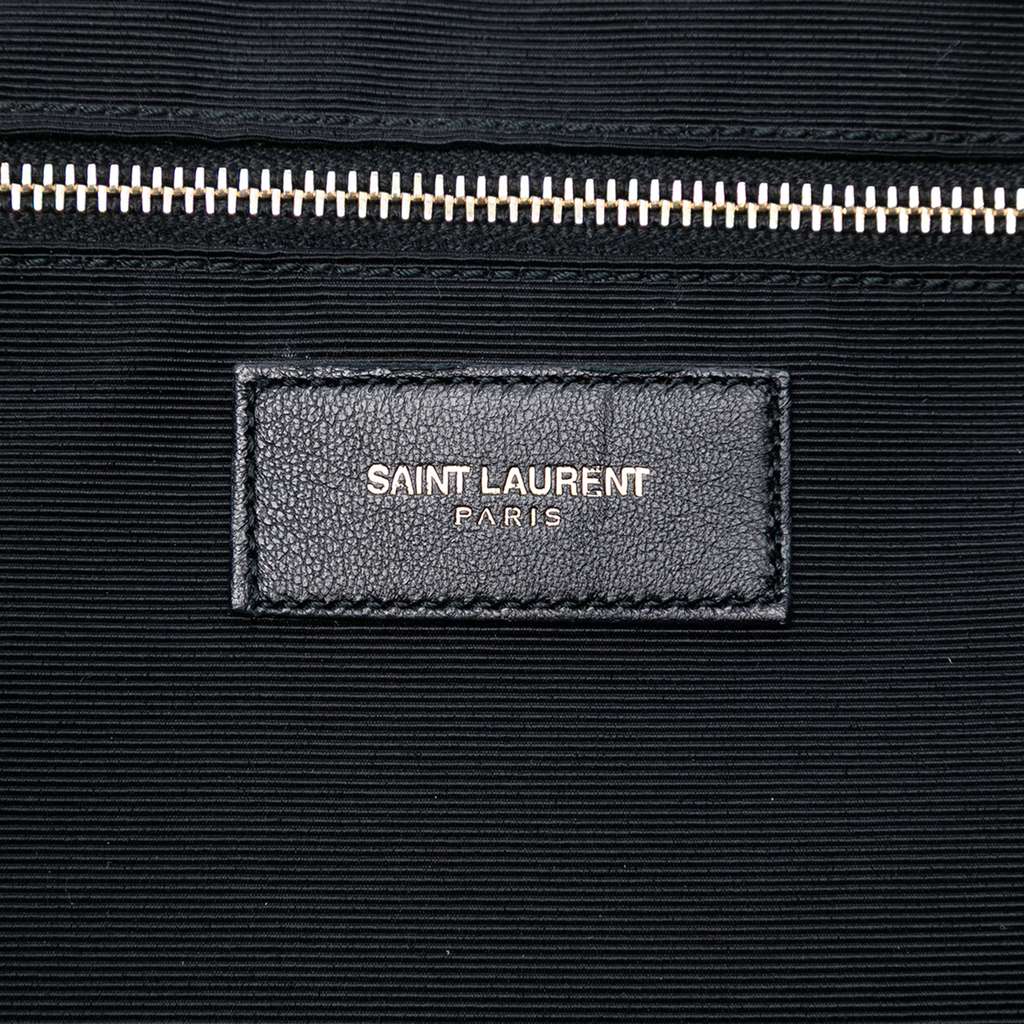 Saint Laurent Leather Reversible North South Shopper Tote Black Leather Good condition - Box View