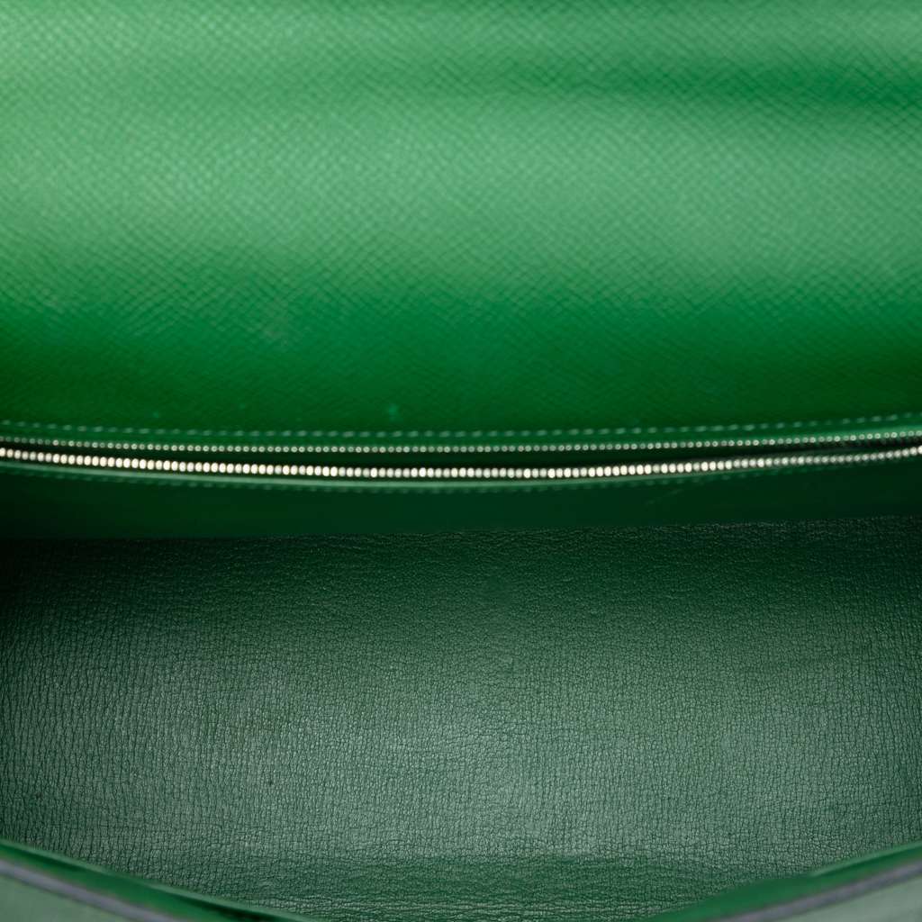 Hermès Epsom Kelly II Sellier 35 Green Leather Good condition - Model View