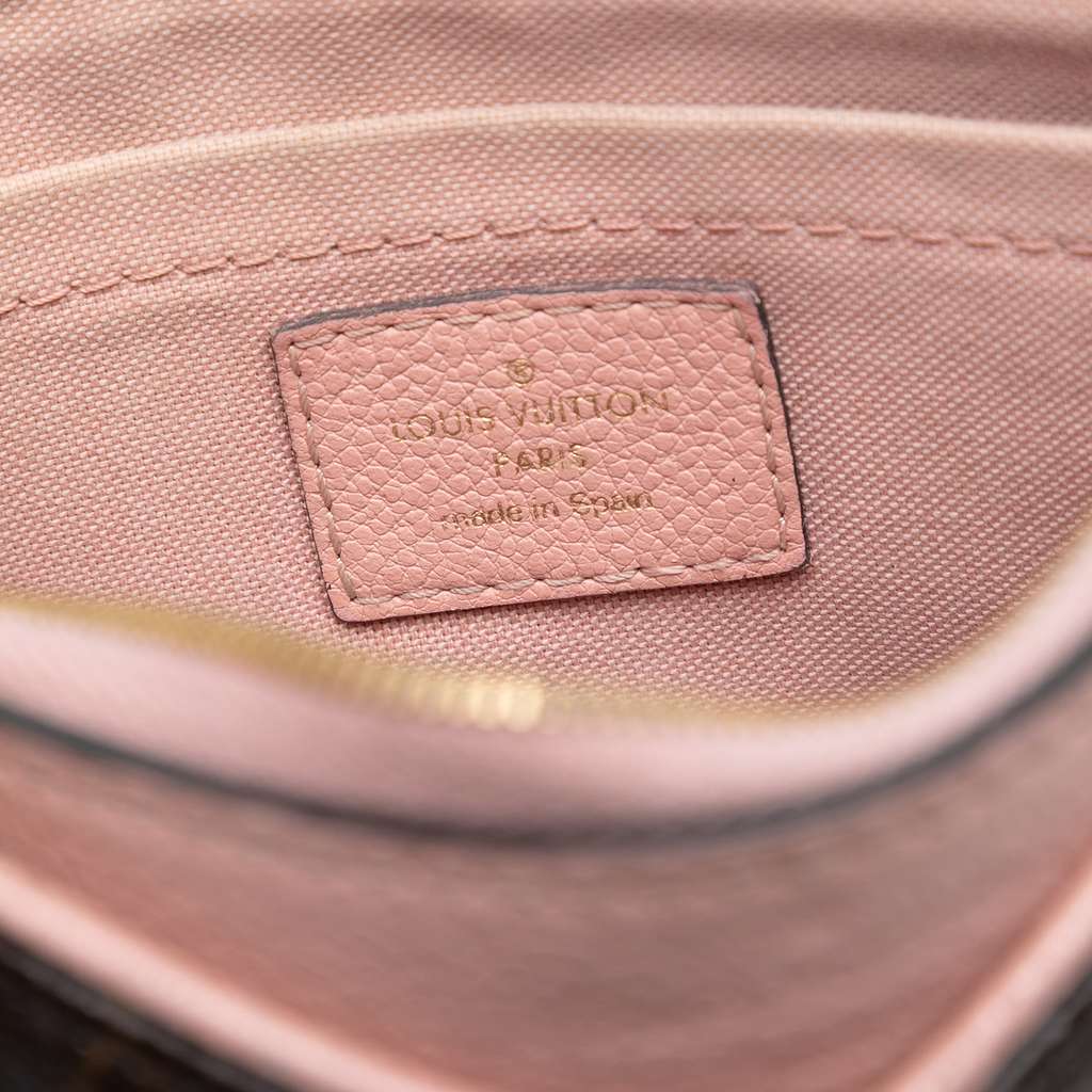 Louis Vuitton Monogram Pallas Clutch Brown Good condition - Box View