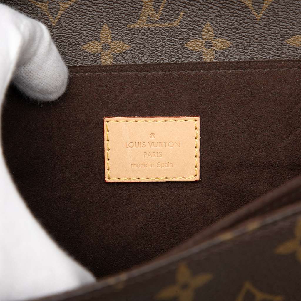 Louis Vuitton Monogram Pochette Metis Brown Good condition - Box View