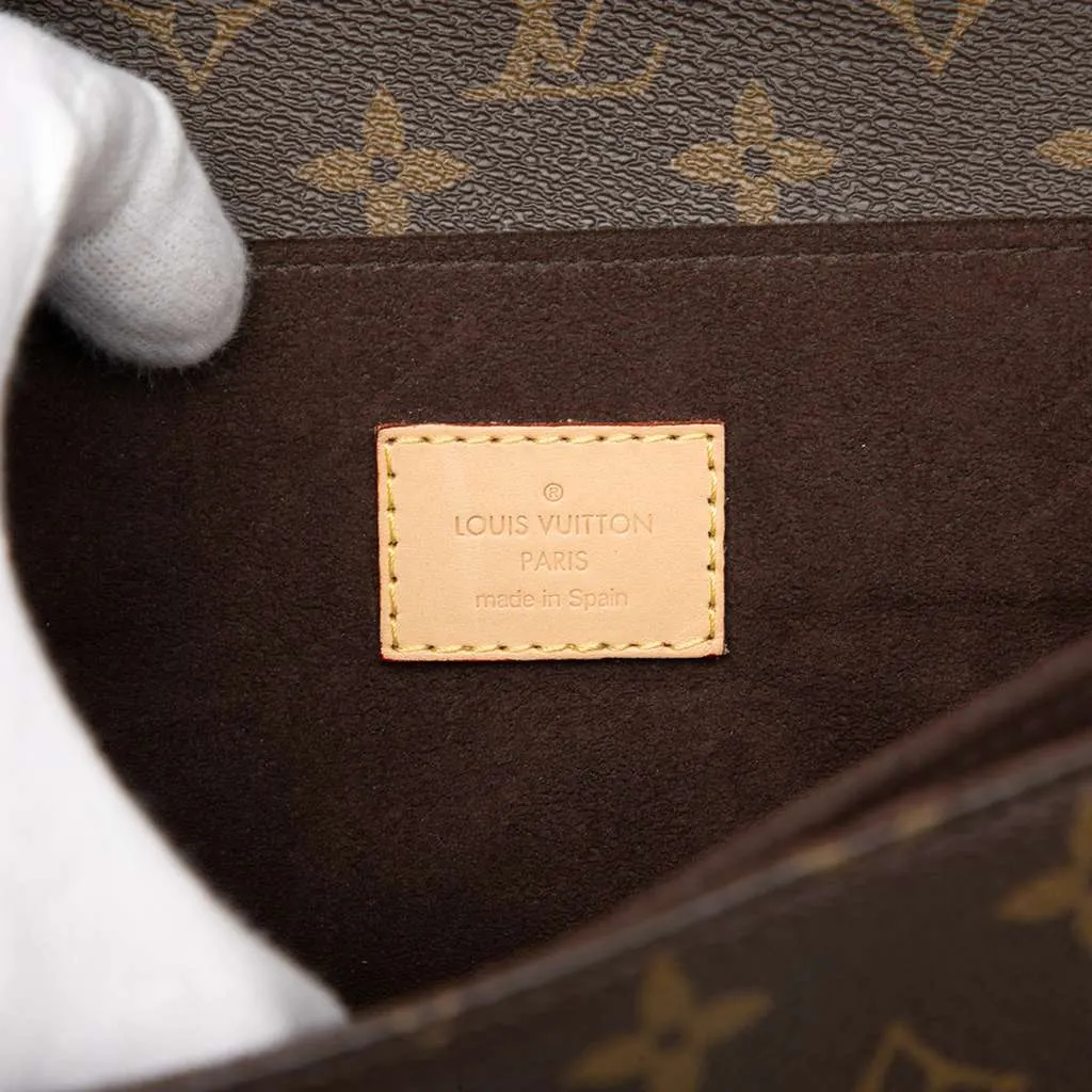 Louis Vuitton Monogram Pochette Metis Brown Canvas Very good - Box View