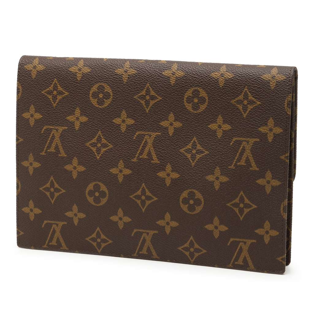 Louis Vuitton Monogram Pochette Rabat 23 Brown Good condition - Back View