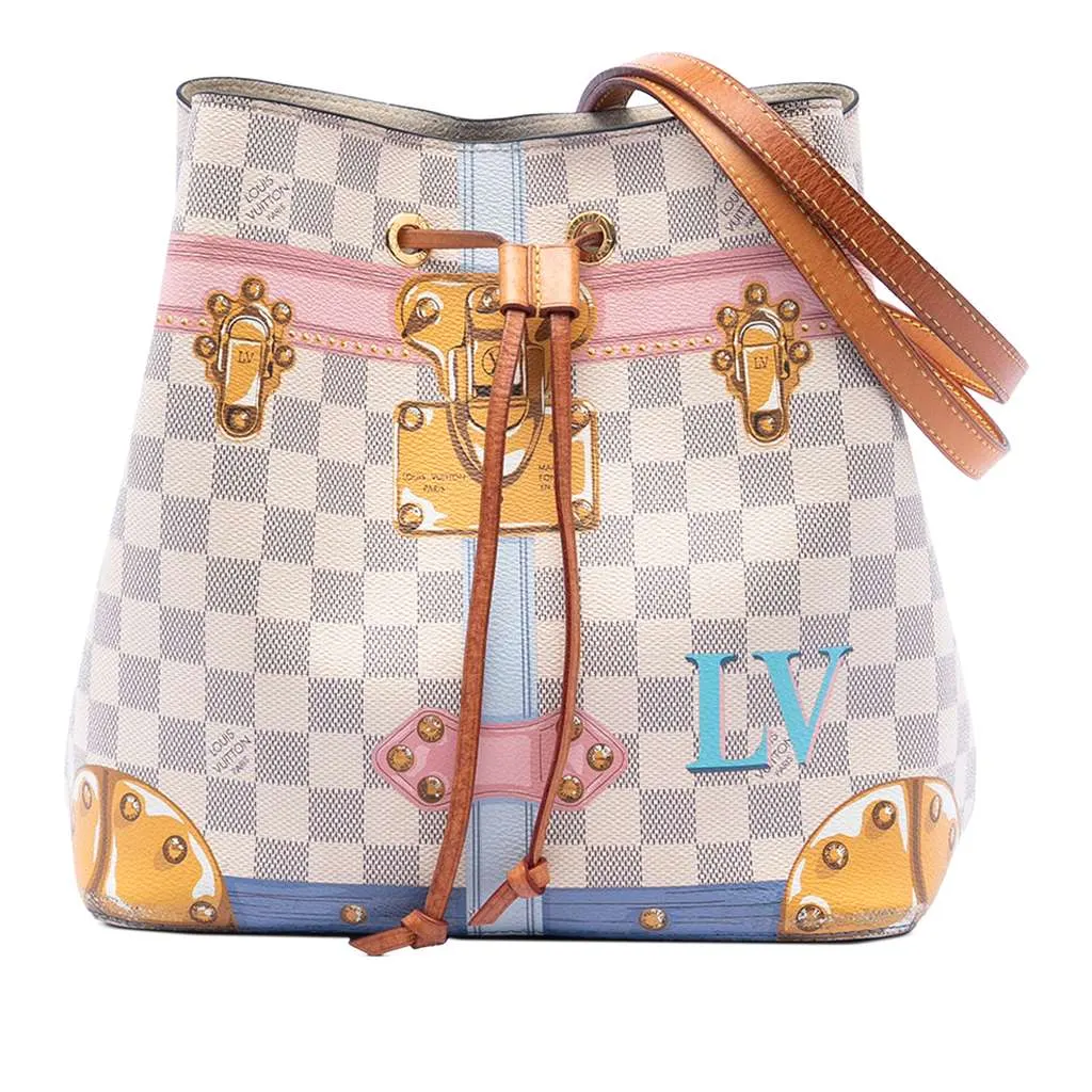 Louis Vuitton Damier Azur Summer Trunks Neonoe White Very good - Front View
