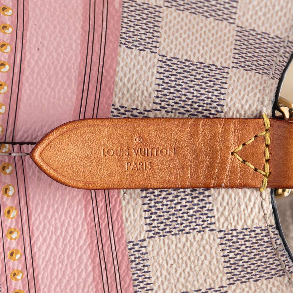 Louis Vuitton Damier Azur Summer Trunks Neonoe White Good condition - Box View