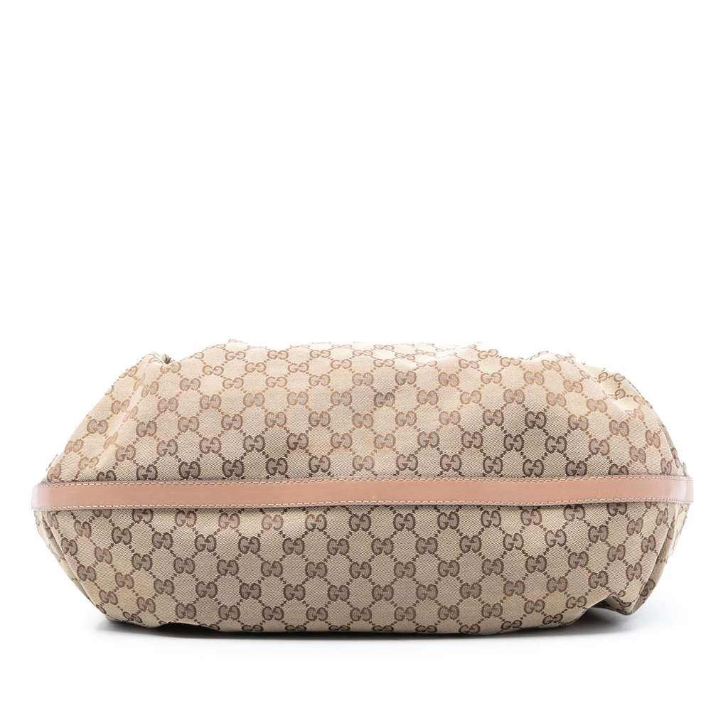 Gucci Large GG Canvas Scarlett Tote Brown Canvas Good condition - Inside View