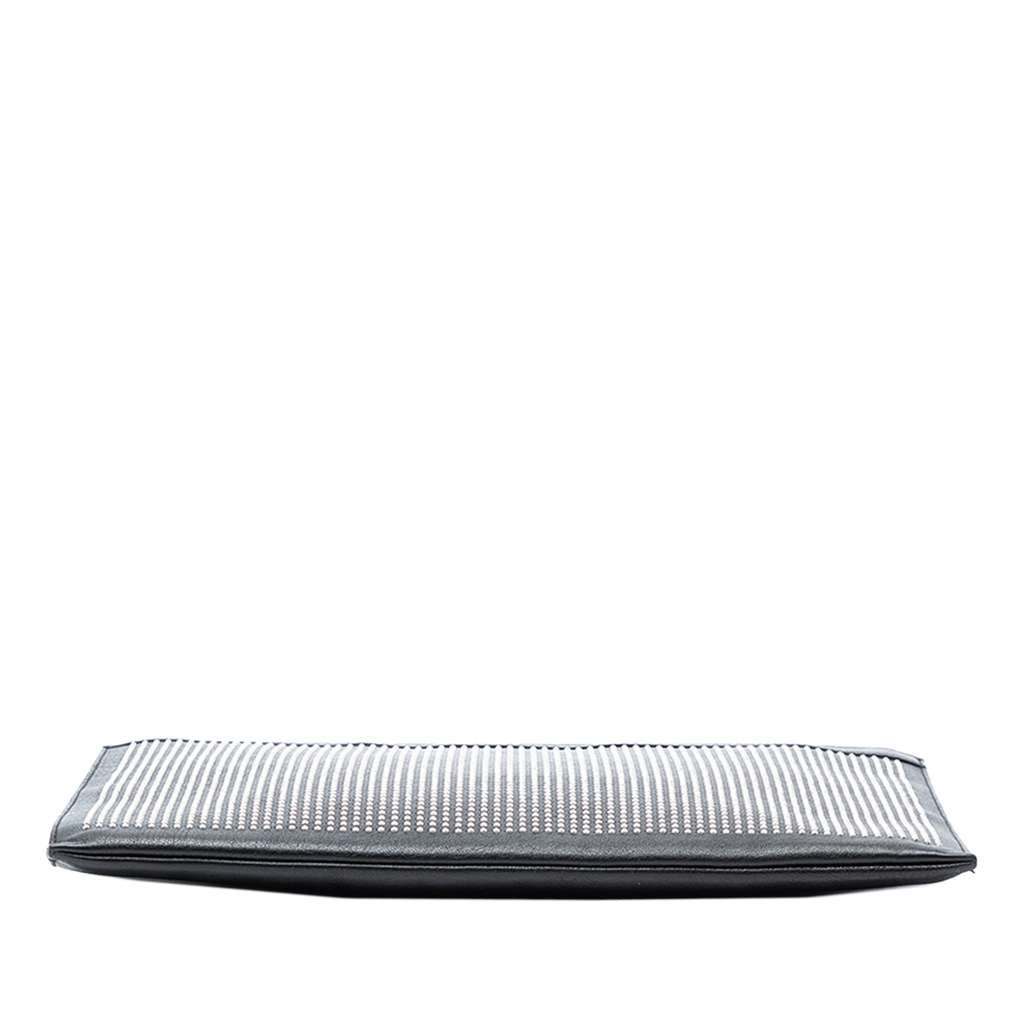 Saint Laurent Studded Leather Clutch Black Leather Good condition - Inside View