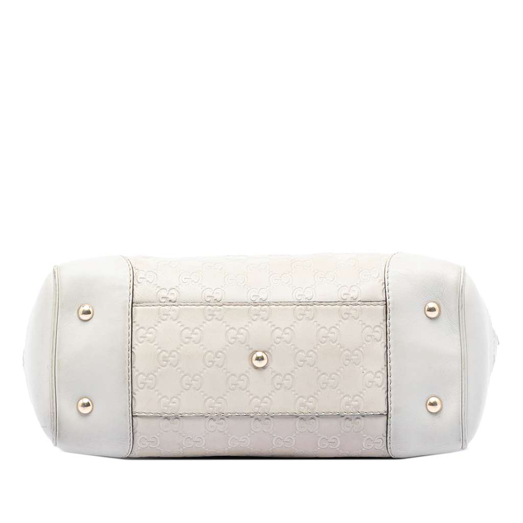 Gucci Guccissima Mayfair Tote White Leather Good condition - Inside View