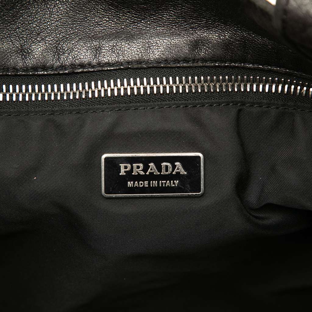 Prada Tessuto Tote Black Good condition - Box View