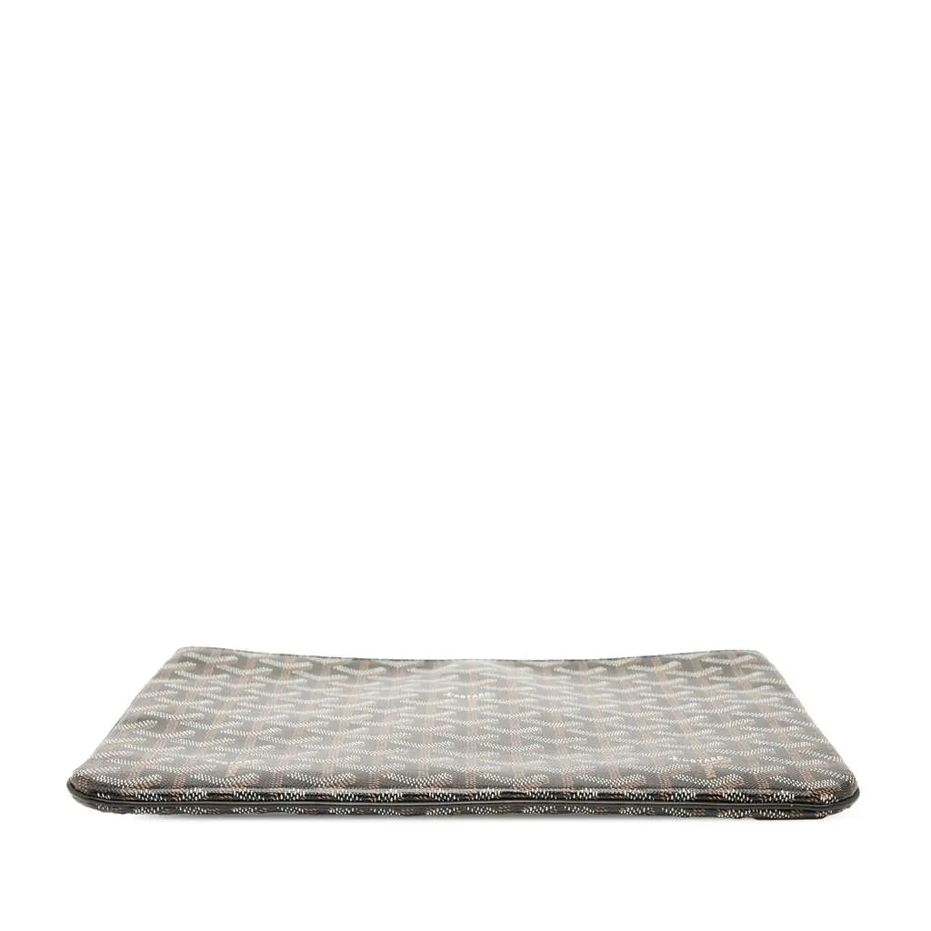 Goyard Goyardine Senat MM Black Canvas Good - Inside View