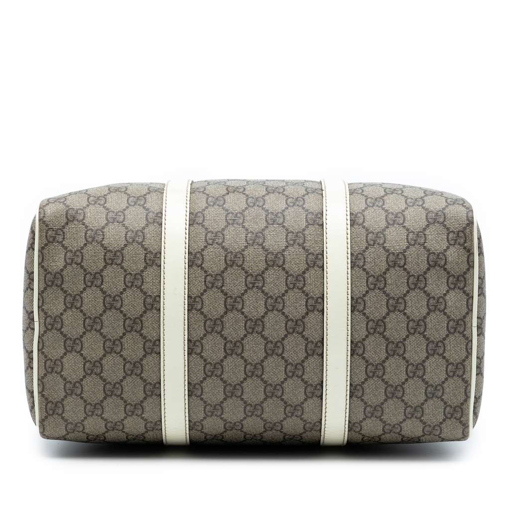 Gucci Medium GG Supreme Joy Boston Bag Brown Canvas Good condition - Inside View